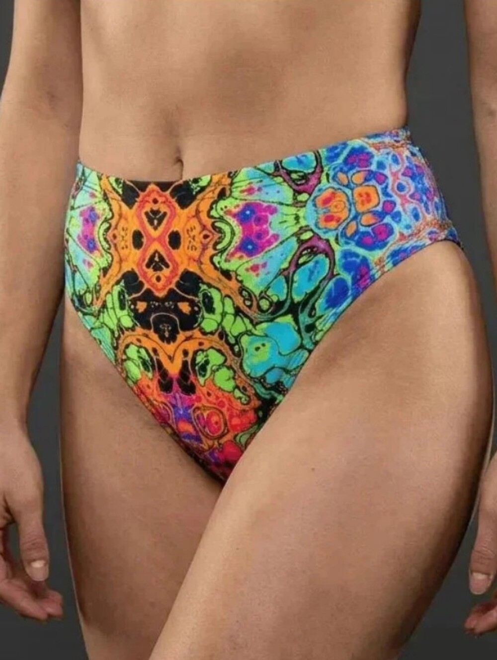 Lucidity High Waisted Brazilian Bottoms Sz 2x